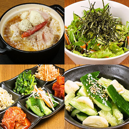 กิมจิ สลัด อาหารจานเดียว